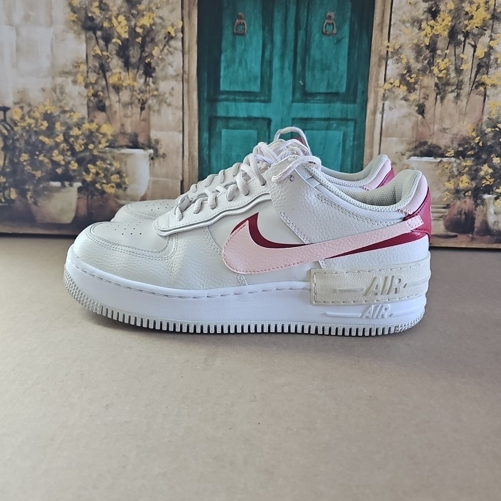 Nike AF1 Shadow Air Force 1 Phantom/Echo Pink-Gym Red CI0919-003 Women's 11